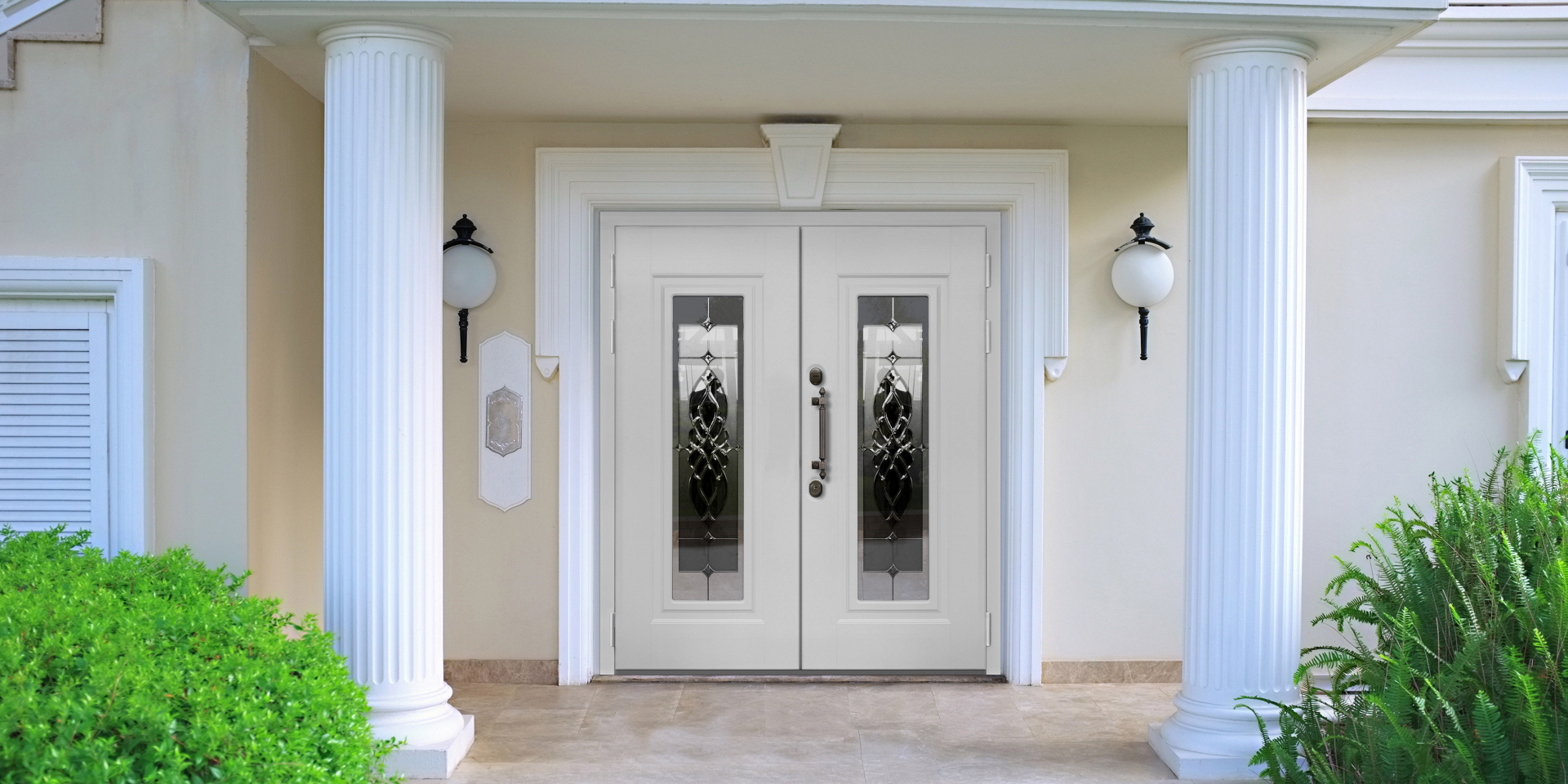 Классическая модель с витражом