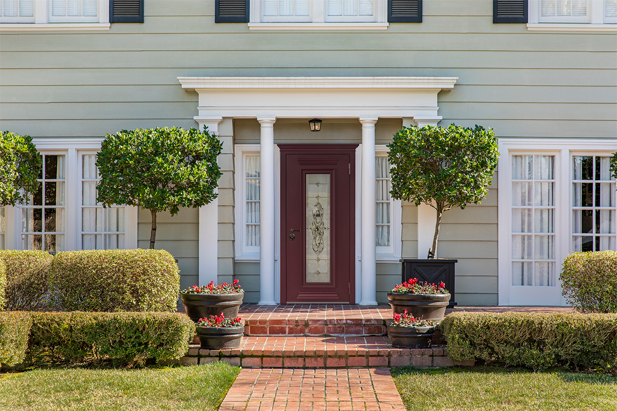 Модель с витражом