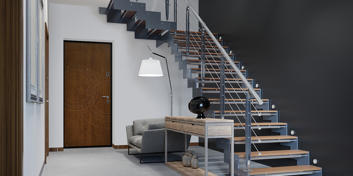 Дверь «Саунд» в интерьере