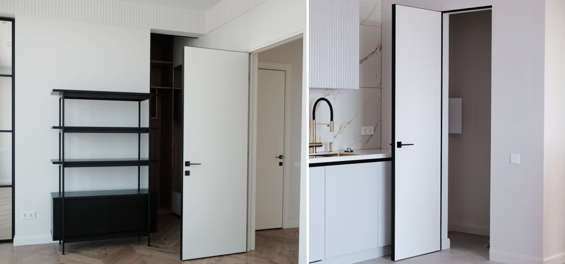 Межкомнатные двери белые подчеркивают стиль интерьера, наполняя пространство светом и гармонией.