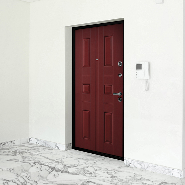 Яркая входная дверь в квартиру | Модель «Палермо» - Стальная линия