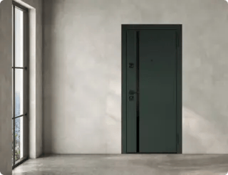 Входные двери в квартиру металлические с лаконичным дизайном и усиленной конструкцией.