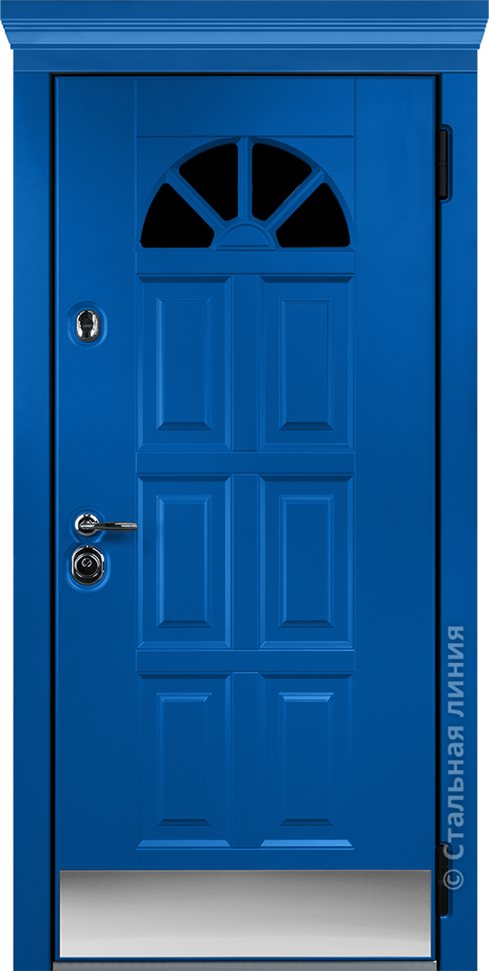 Отбойник большой, порог, хром