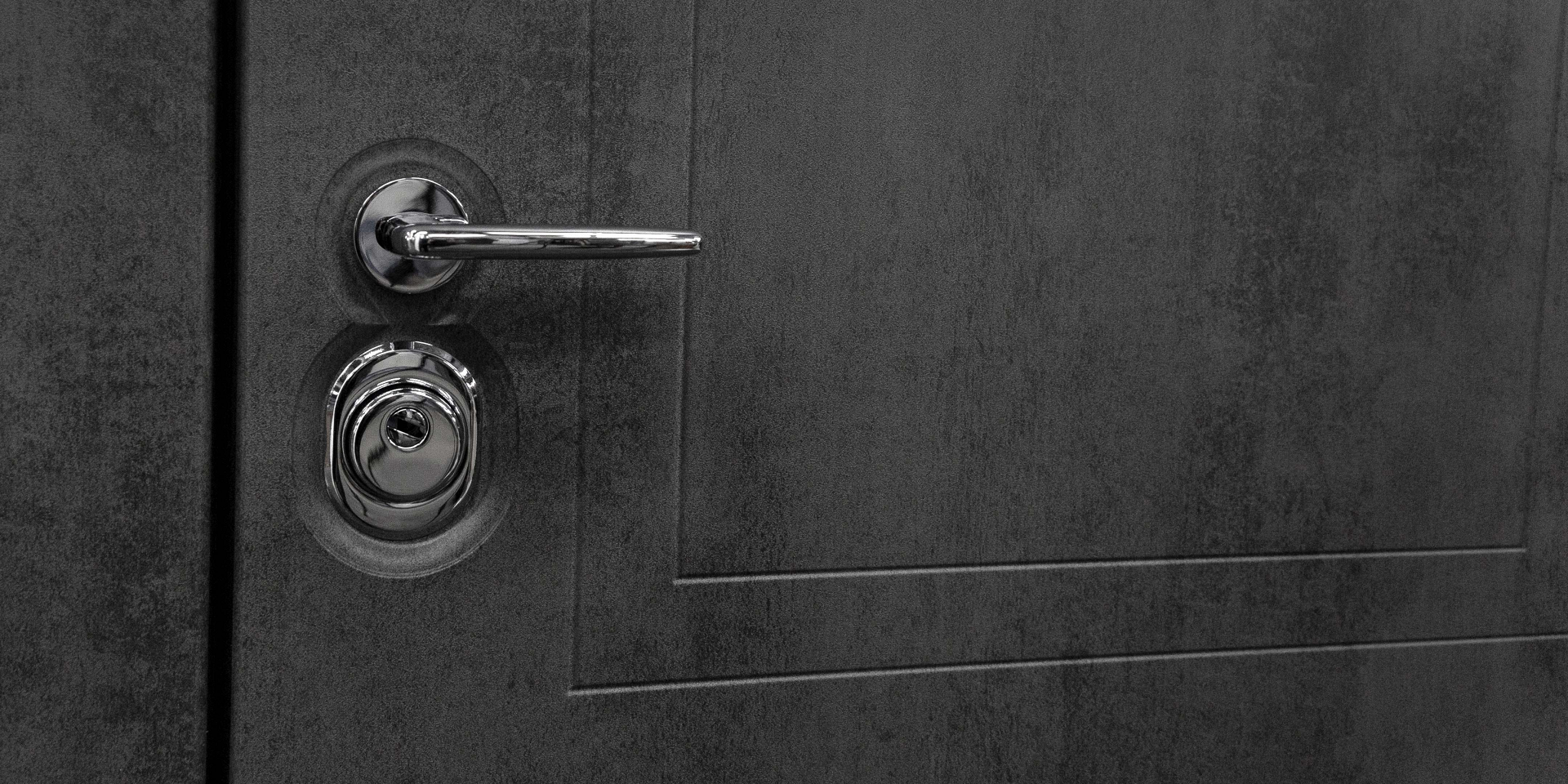 Дверная ручка хром