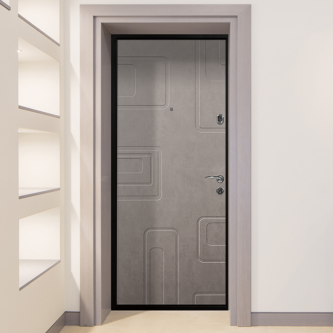 Современная входная дверь в квартиру | Модель «Апероль» - Стальная линия
