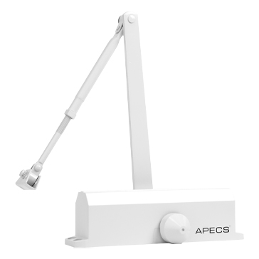 Доводчик Apecs, цвет белый