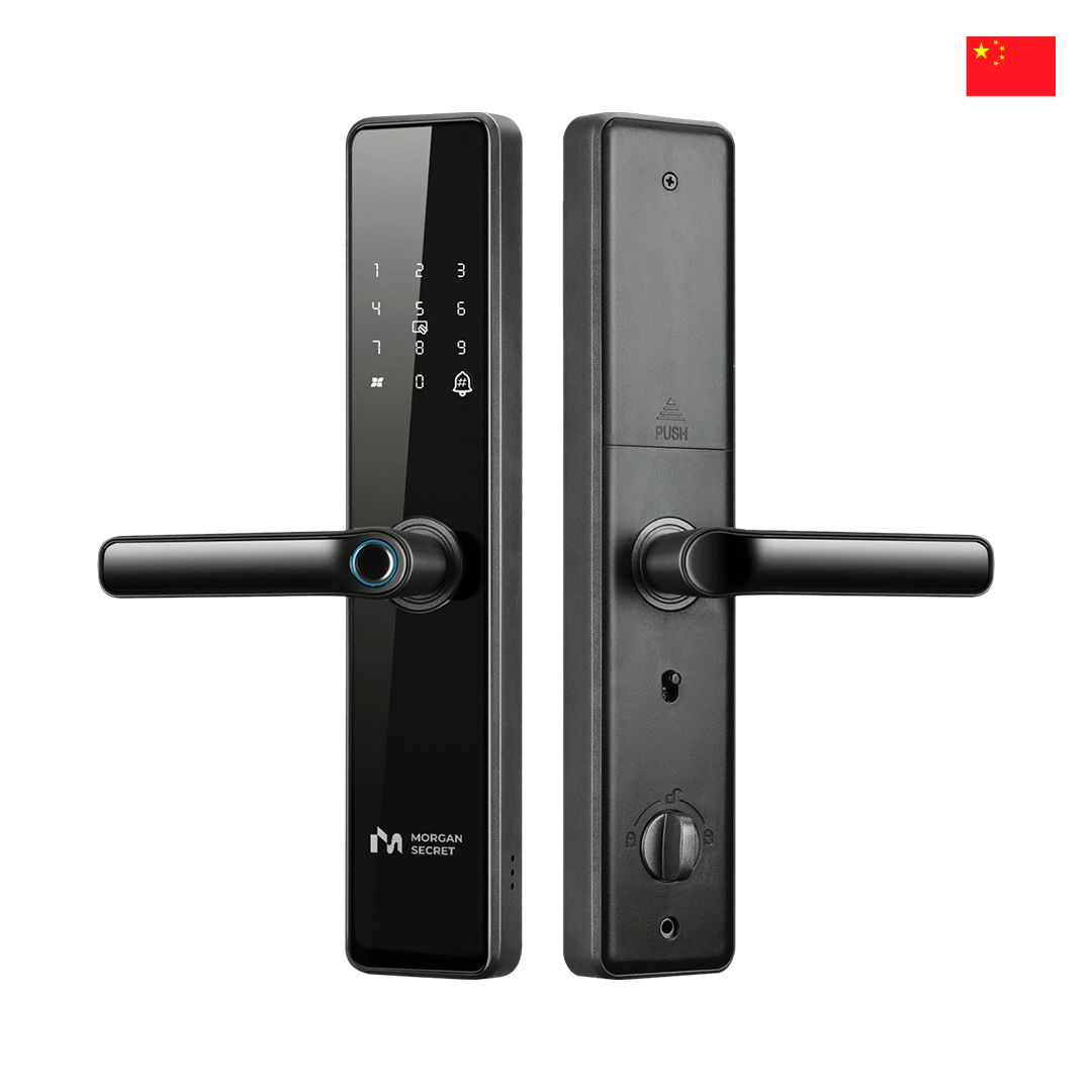 Умный замок Morgan Secret SN-K8L — вход по PIN-коду и подключение через Bluetooth и Wi-Fi.