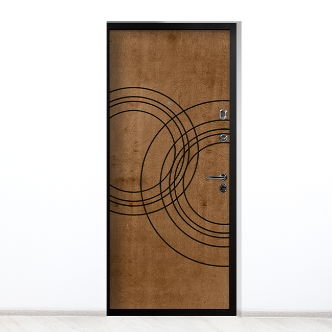 Современная входная дверь в квартиру | Модель «Саунд» - Стальная линия