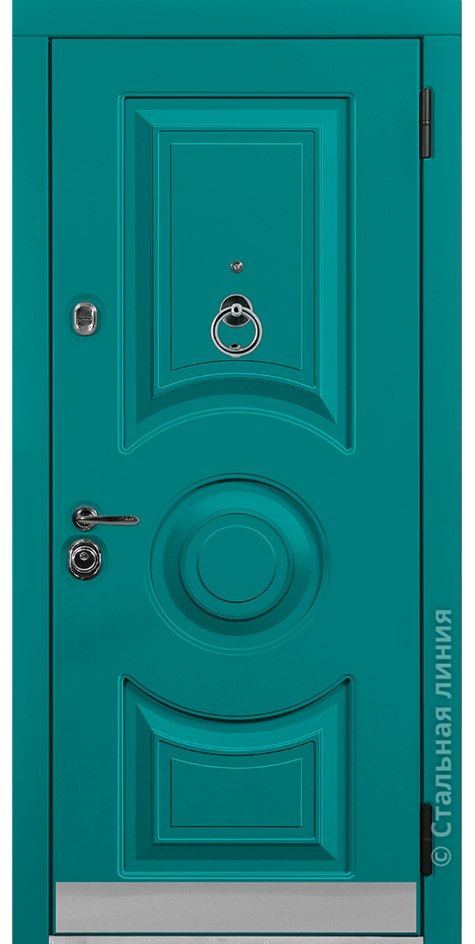 Отбойник малый, порог, хром