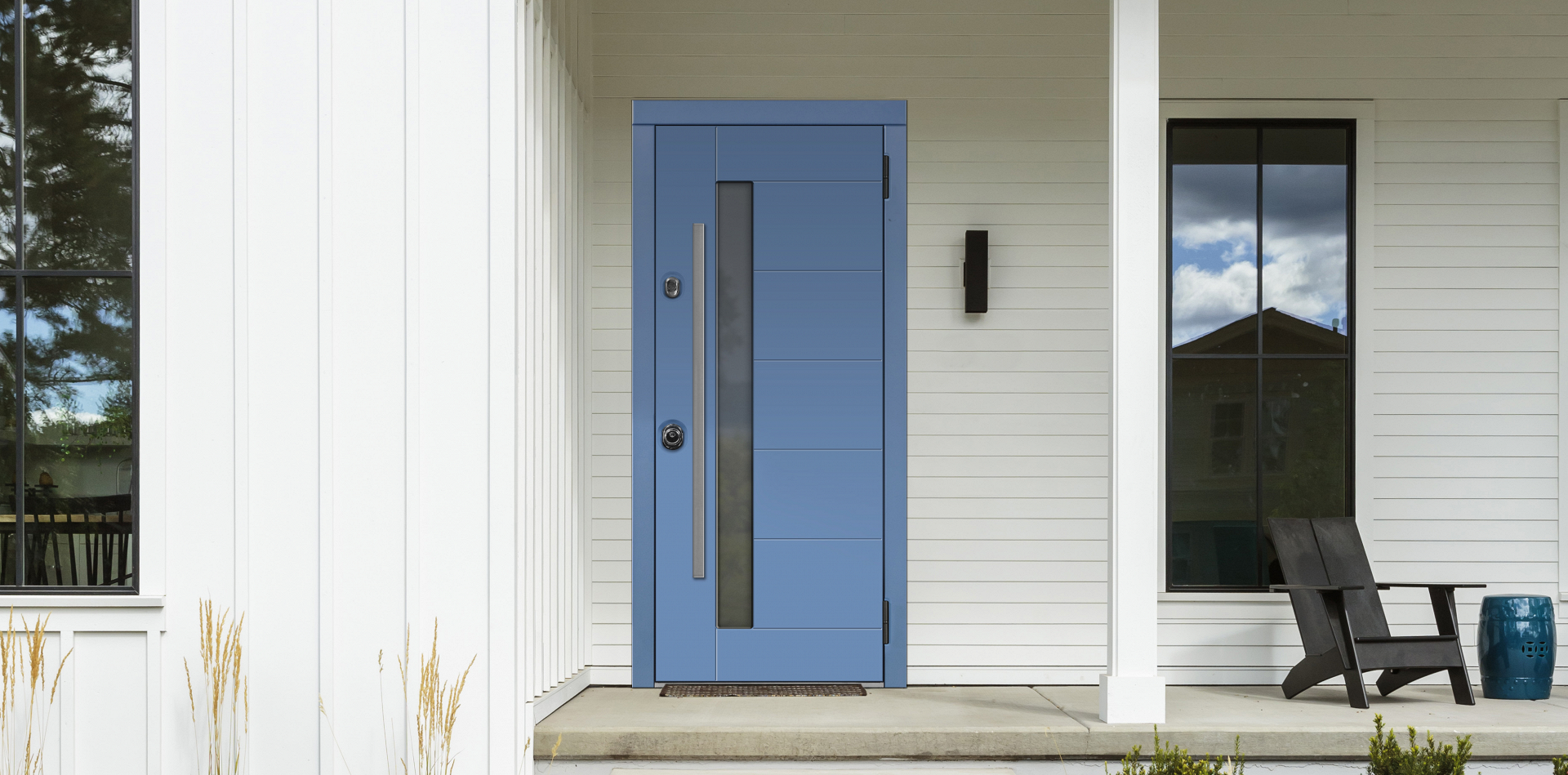 Модель «Беверли» — входная дверь с отделкой&nbsp;SteelLak®